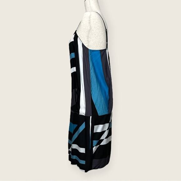 EUC | Derek Lam for Design Nation | Striped Mini Dress | Blue/Black | Small - Picture 4 of 10